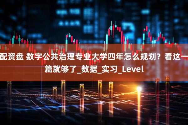 配资盘 数字公共治理专业大学四年怎么规划？看这一篇就够了_数据_实习_Level